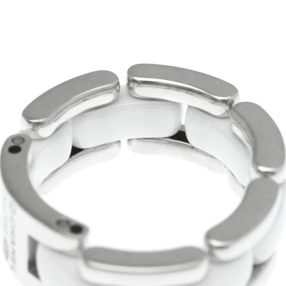 CHANEL 18k White Gold Ring - Picture 5 of 9